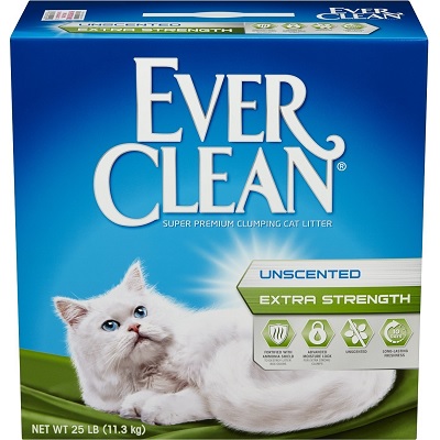 Ever Clean Extra Strength Unscented cat Litter 1 full