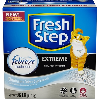 Fresh Step Extreme Odor Control Scented Cat Litter 1 full