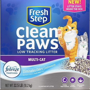 fresh step clean paws cat litter review